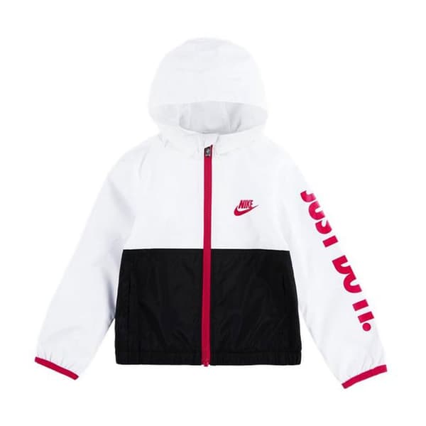 Nike Kids Jacka Key Item Just Do It Windbreaker Vit 5-6 Years
