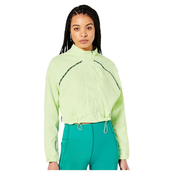 Superdry Jacka Run Cropped Weatherproof Gul S Kvinna