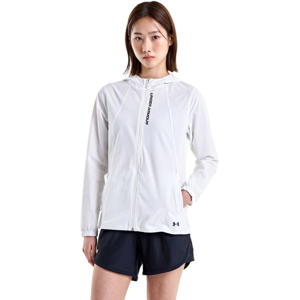 Under Armour Jacka Outrun The Storm Vit XS Kvinna