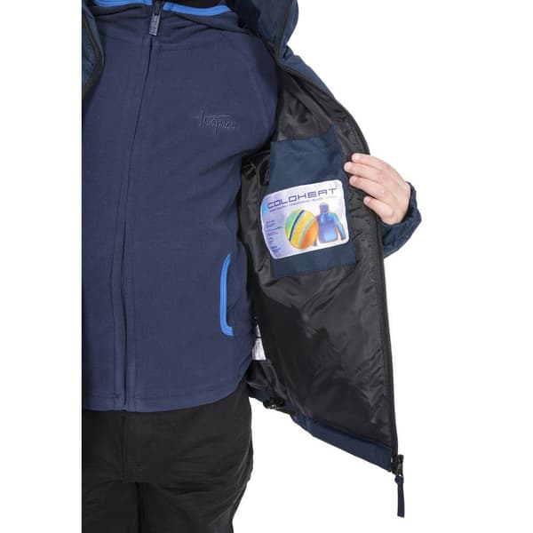 Trespass Jakke Tuff Blå 5-6 Years Dreng