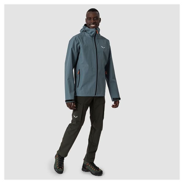 Salewa Jacka Puez Aqua 4 Powertex 2.5l Blå 2XL Man