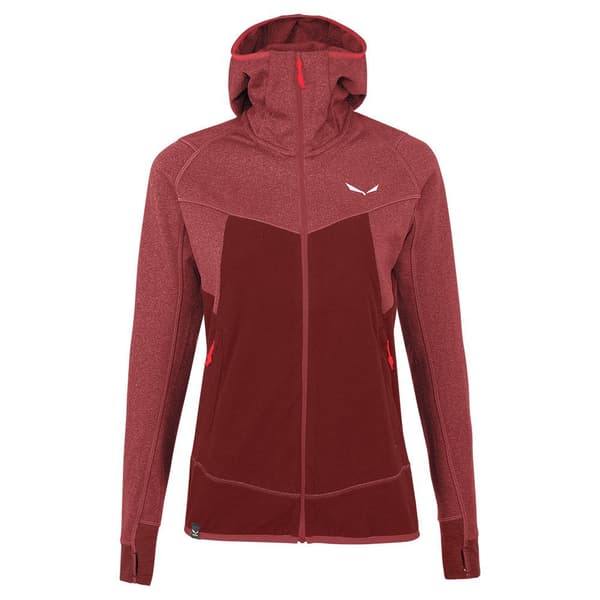 Salewa Hupullinen Fleece Puez Hybrid Polarlite Punainen M Nainen