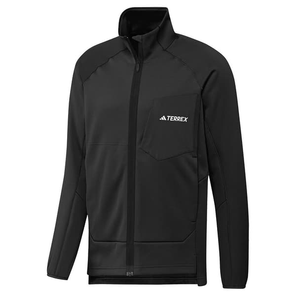 Adidas Full Dragkedja Fleece Organiser Xperior Medium Fleece Svart L Man