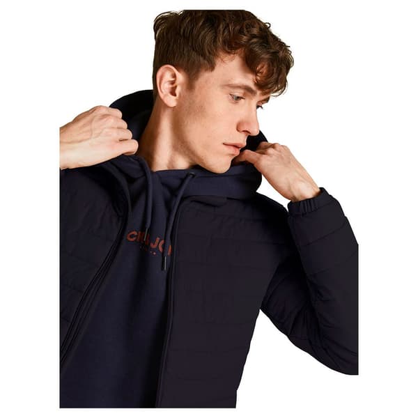 Jack & Jones Jakke Recycle Puffer Collar Sort 2XL Mand