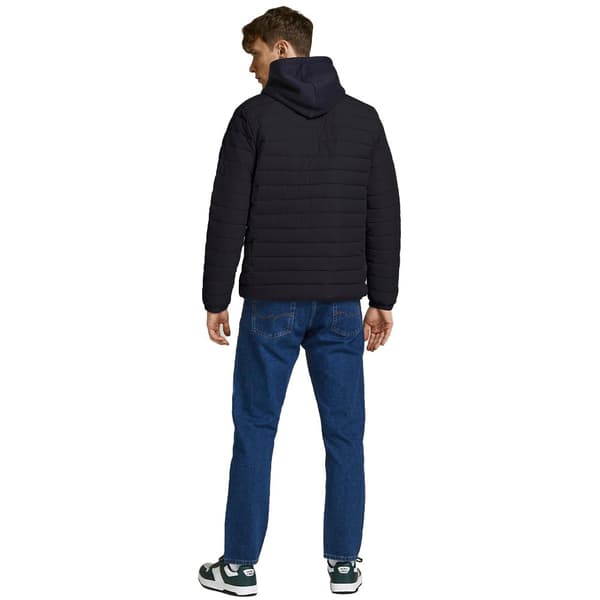 Jack & Jones Jakke Recycle Puffer Collar Sort 2XL Mand