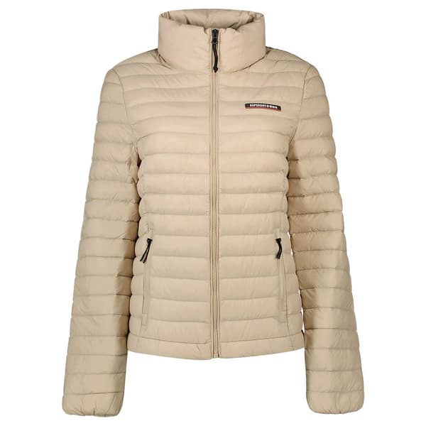Superdry Jacka Code Tech Core Down Beige S Kvinna