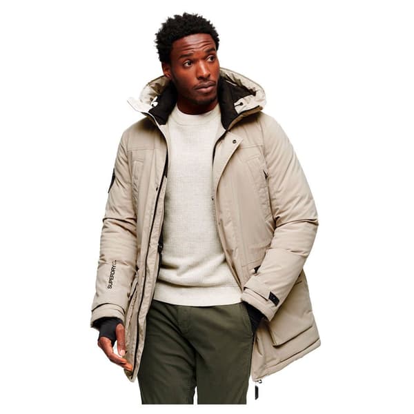 Superdry Parkas City Padded Grå M Man