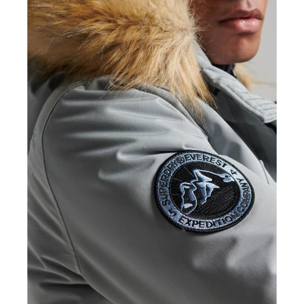 Superdry Parka Everest Faux Fur Grå M Mand