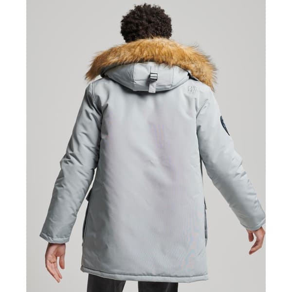 Superdry Parka Everest Faux Fur Grå M Mand