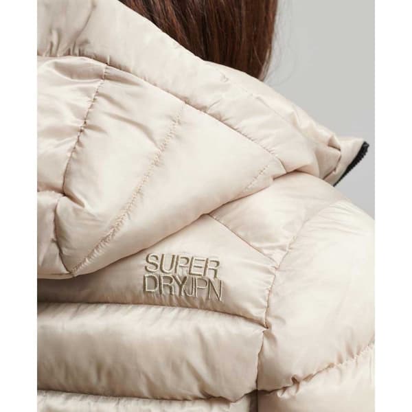 Superdry Vadderad Jacka Fuji Beige XS Kvinna