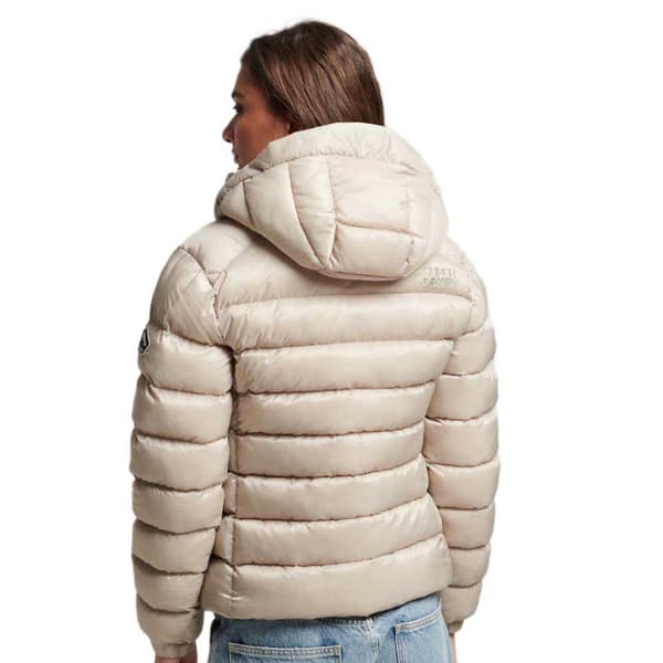 Superdry Vadderad Jacka Fuji Beige XS Kvinna
