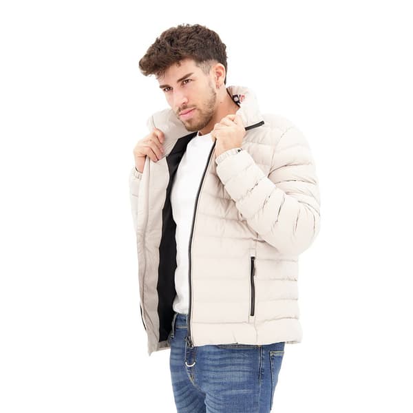 Superdry Vadderad Jacka Fuji Print Beige M Man