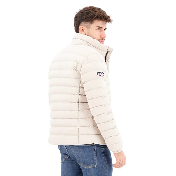 Superdry Vadderad Jacka Fuji Print Beige S Man