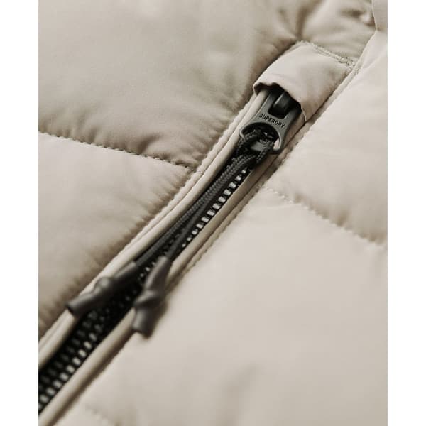 Superdry Vadderad Jacka Microfibre Beige 2XS Kvinna