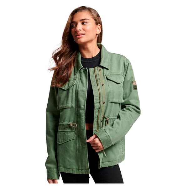 Superdry Jacka Military M65 Grönt S Kvinna