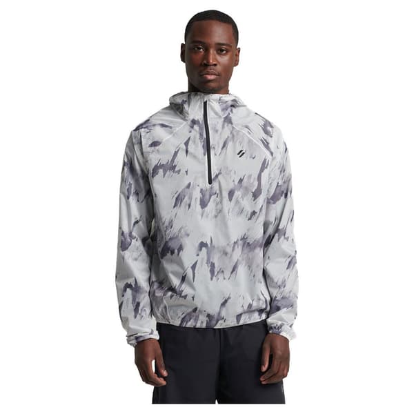 Superdry Run Lw Waterproof Shell Grå XL Man
