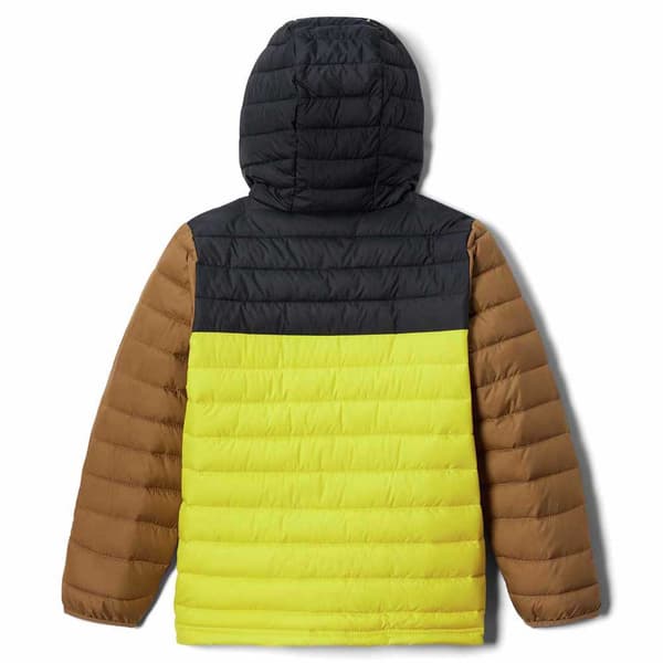 Columbia Ungdomsjakke Powder Lite Gul XL Dreng