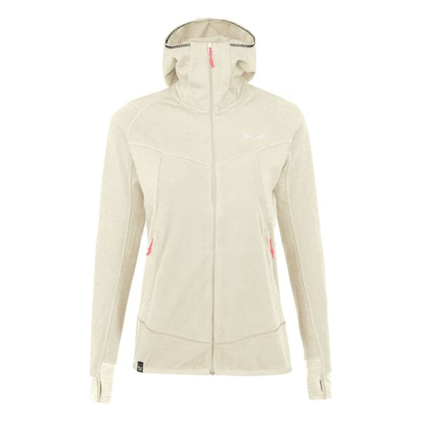 Salewa Fleece Med Huva Puez Hybrid Polarlite Gul M Kvinna