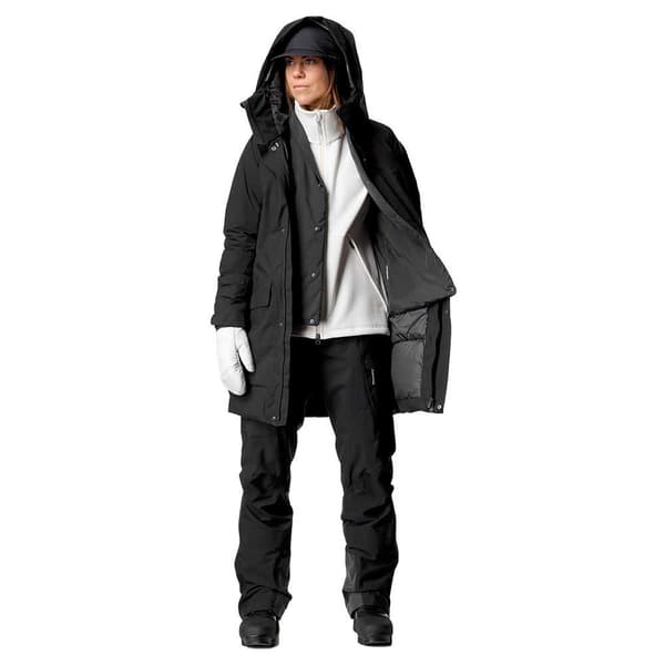 Houdini Parka Fall In Sort S Kvinde