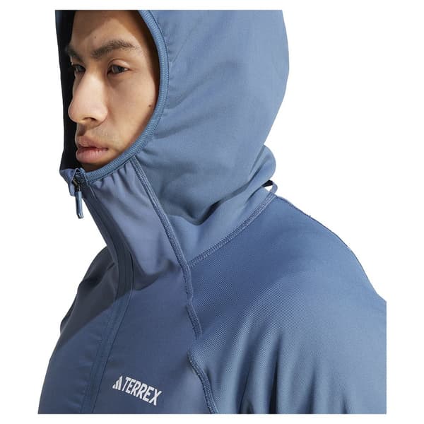 Adidas Fleece Med Fuld Lynlås Organiser Techrock Reversible High-pile-fleece Blå L Mand