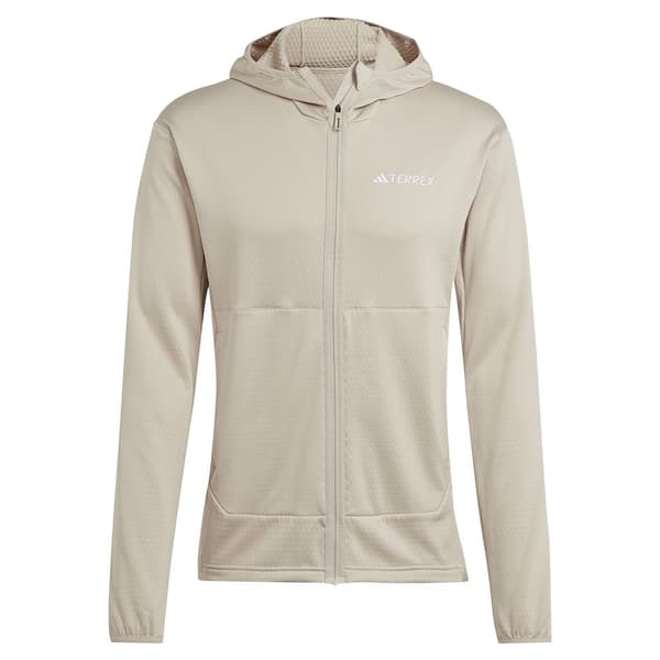 Adidas Fleece Med Fuld Lynlås Terrex Xperior Light Fleece Beige XL Mand