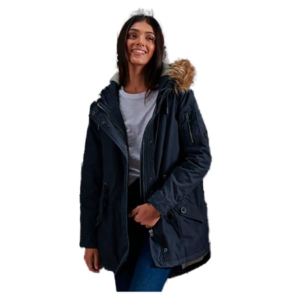 Superdry Jacka Field Blå XS Kvinna