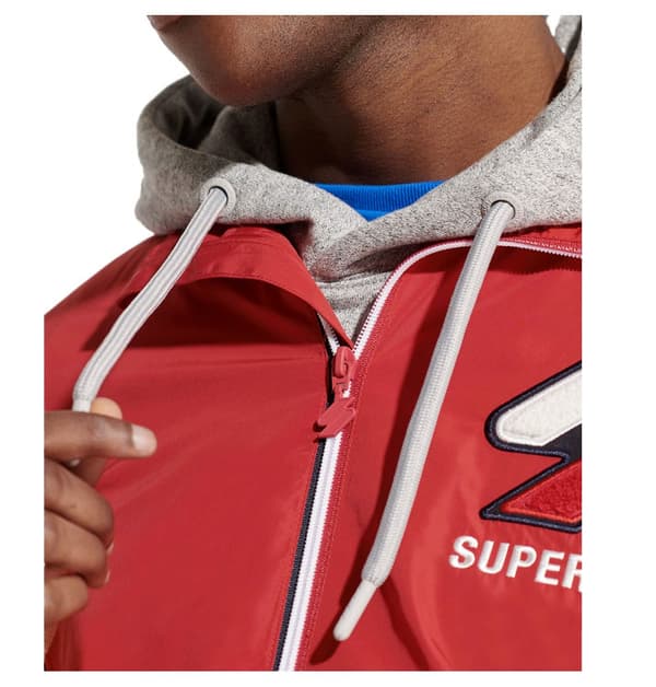 Superdry Jacka Track Cagoule Röd M Man