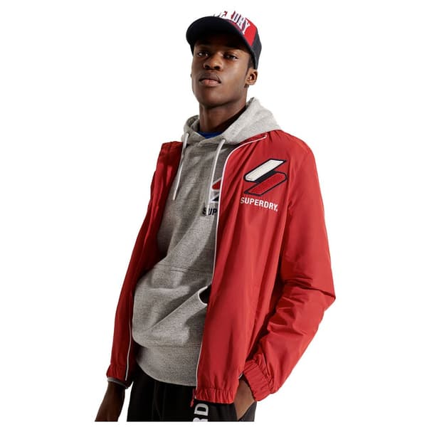 Superdry Jacka Track Cagoule Röd M Man