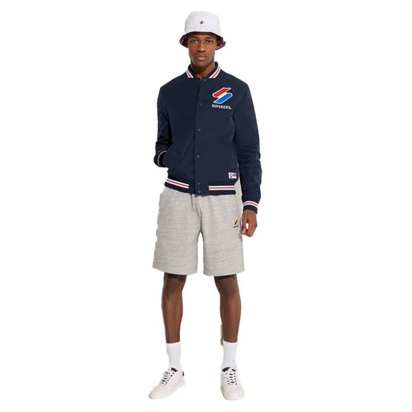 Superdry Jacka Nylon Varsity Blå M Man