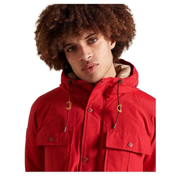 Superdry Jacka Mountain Padded Röd L Man