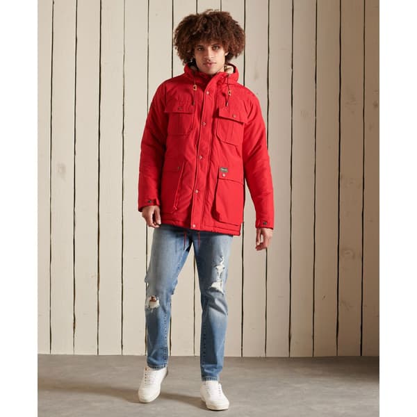 Superdry Jacka Mountain Padded Röd L Man