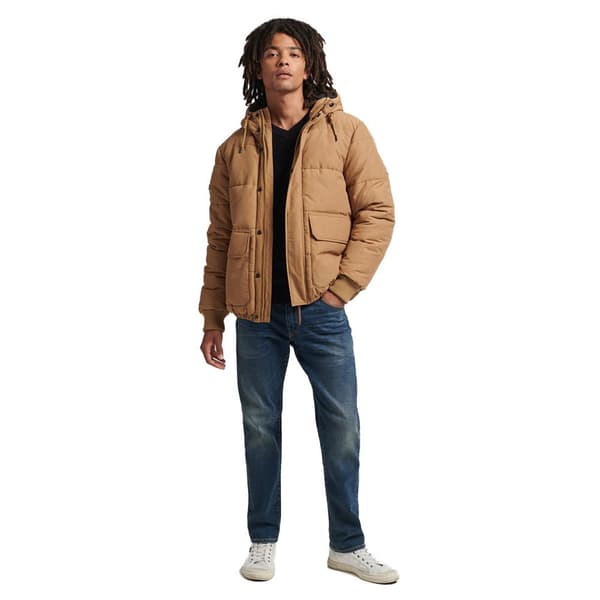 Superdry Jacka Vintage Mountain Puffer Brun XL Man