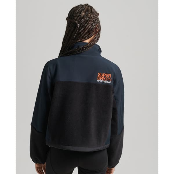 Superdry Jacka Code Hybrid Trekker Svart L Kvinna