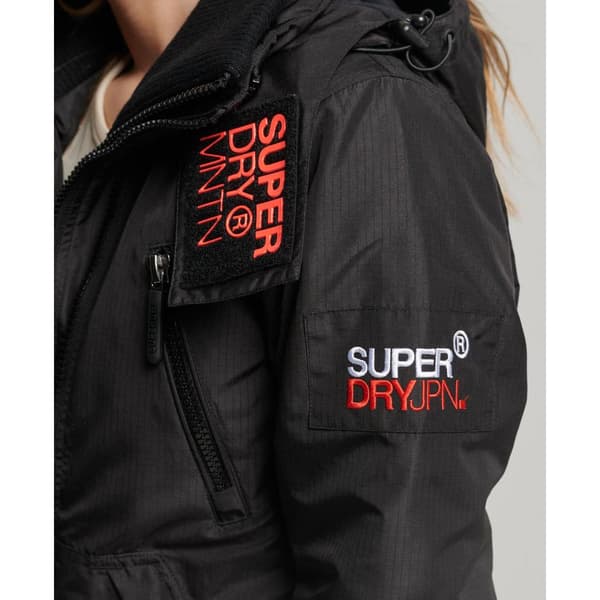 Superdry Jacka Mountain Wincheater Svart XS Kvinna