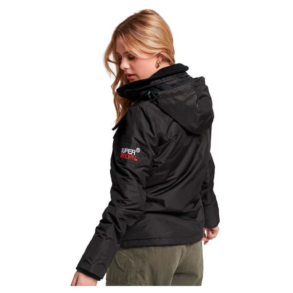 Superdry Jacka Mountain Wincheater Svart XS Kvinna