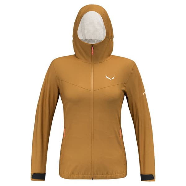 Salewa Jacka Puez Aqua 4 Powertex 2.5l Brun L Kvinna