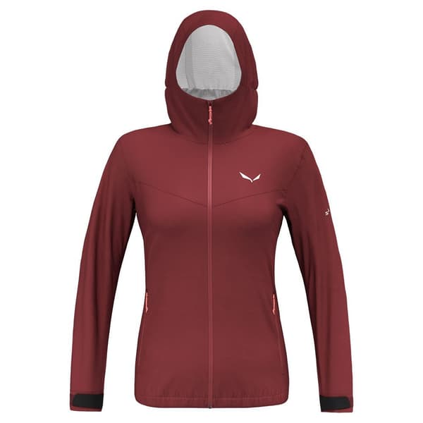 Salewa Jakke Puez Aqua 4 Powertex 2.5l Rød L Kvinde
