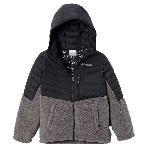 Columbia Jakke Powder Lite™ Novelty Grå XL Dreng