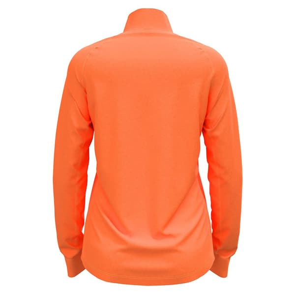Odlo Berra 1/2 Lynlås Fleece Orange M Kvinde