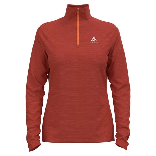 Odlo Fleece Millennium Element Ml Orange M Kvinde