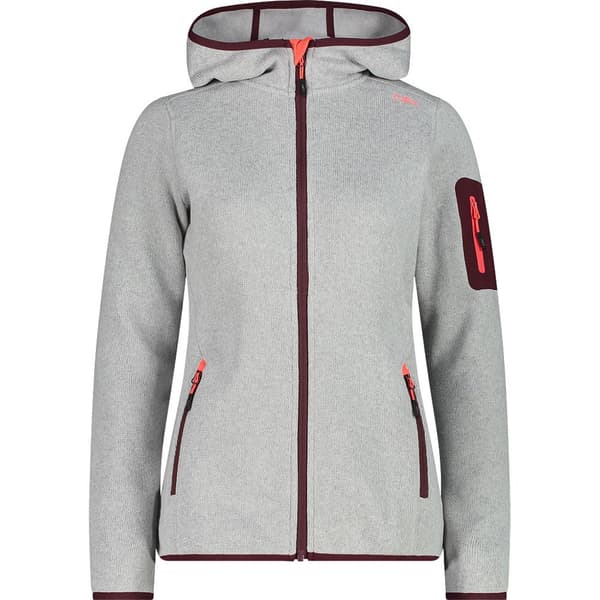 Cmp Fleece Med Huva Jacket 3h19826 Grå 2XL Kvinna