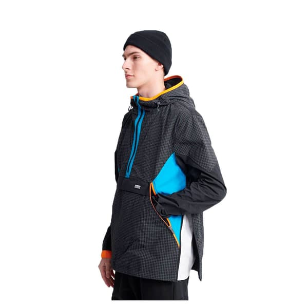 Superdry Jacka City Neon Overhead Grå L Man