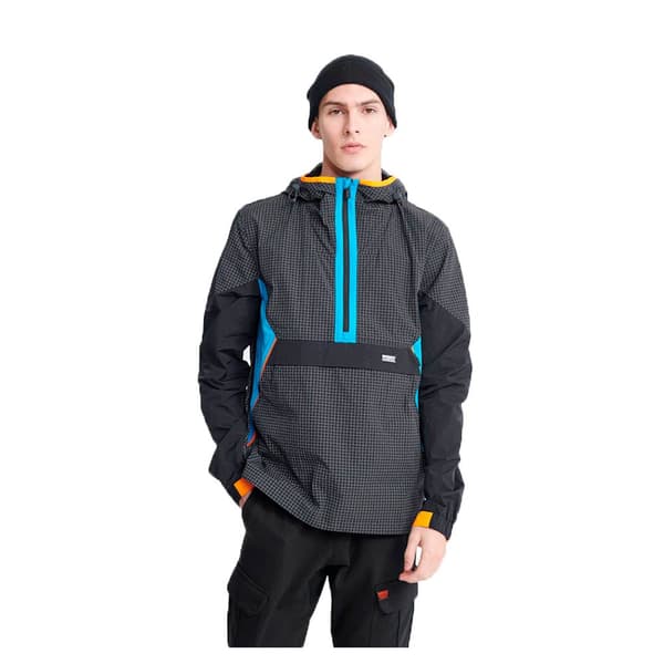 Superdry Jacka City Neon Overhead Grå L Man