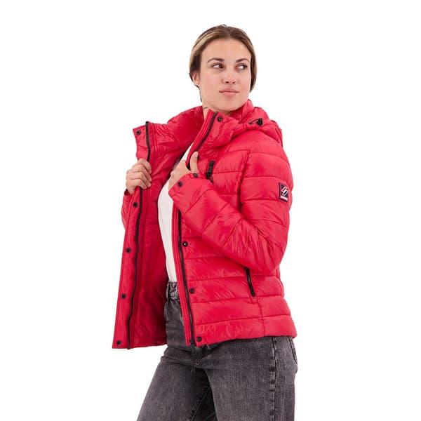 Superdry Jacka Shine Fuji 2.0 Röd M Kvinna
