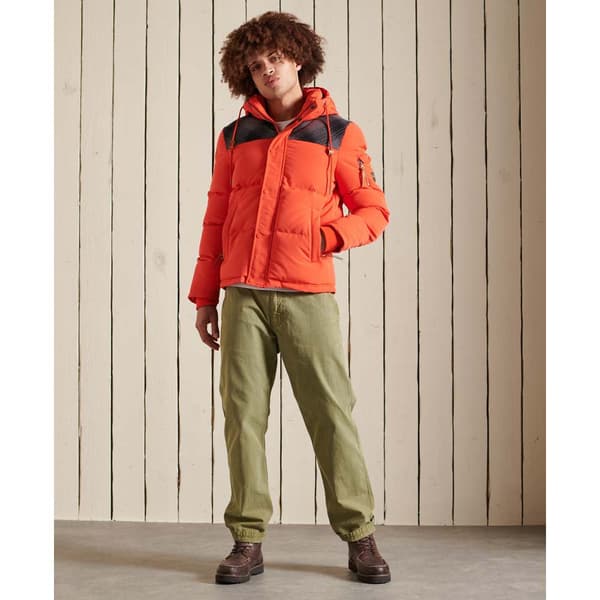 Superdry Jacka Quilted Everest Orange L Man