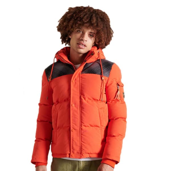Superdry Jacka Quilted Everest Orange L Man