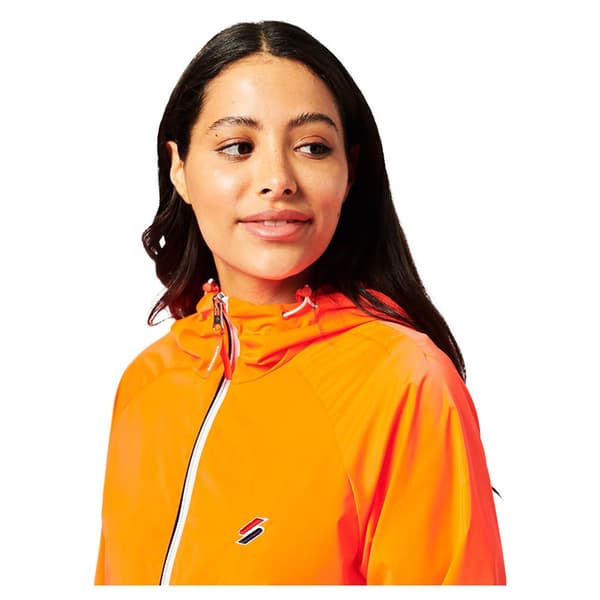 Superdry Jacka Code Essential Hooded Ltw Orange M Kvinna