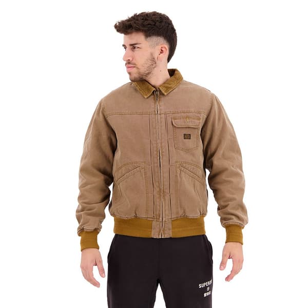 Superdry Jacka Vintage Worker Bomber Brun S Man