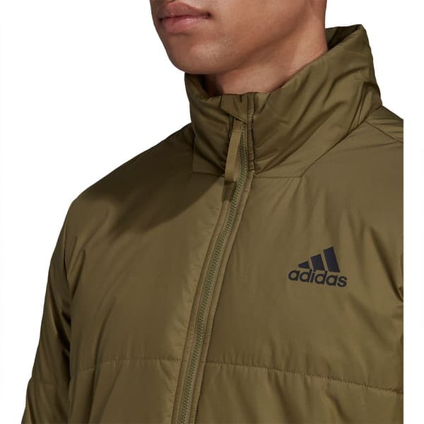 Adidas Jacka Basic 3 Stripes Insulated Grönt M Man
