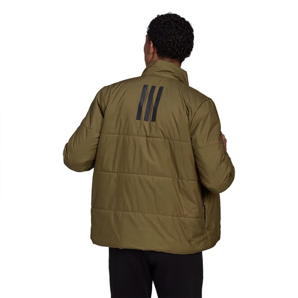 Adidas Jacka Basic 3 Stripes Insulated Grönt M Man